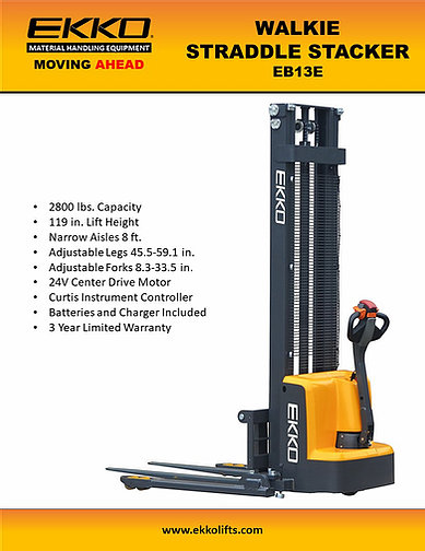 Stackers with Powered Drive and Powered Lift (S) - Product Family Page