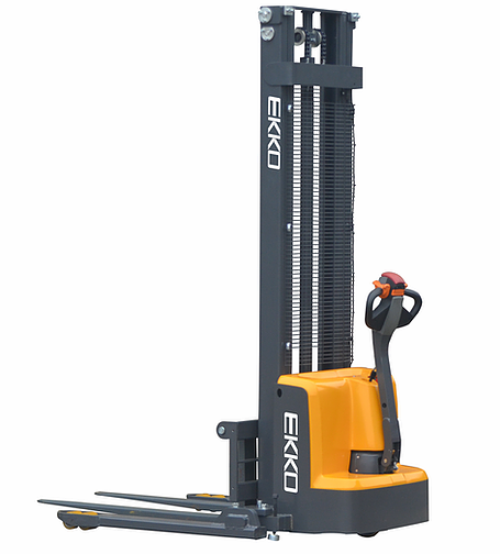 Stackers EKKO EB12E-98Li Lithium Ion Phosphate Straddle Stacker